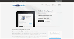 Desktop Screenshot of myphpmaster.com